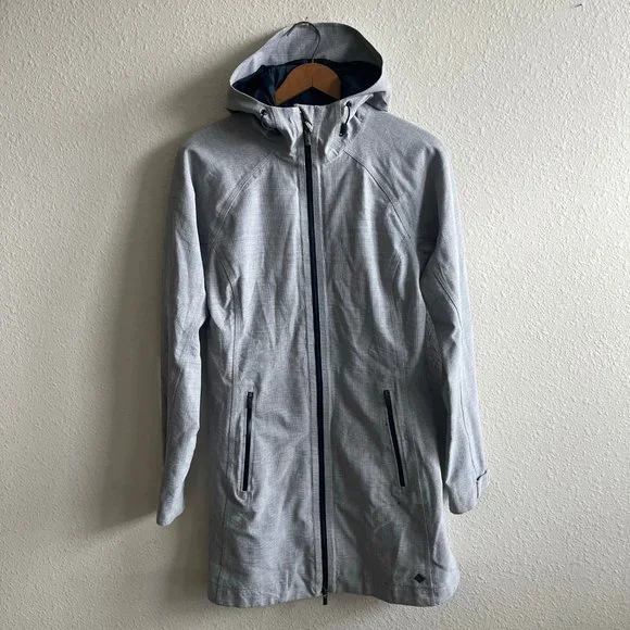 Columbia Women's Dusk 2 Dawn Omni Heat Light Grey Jacket Size S Style WL2111 - Picture 2 of 15